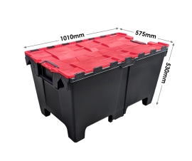 190 Litre Extra Large Plastic Storage Crate - Plastor HogBox