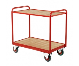 Industrial Tray Trolley in Red