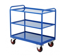 Industrial Tray Trolley in Blue