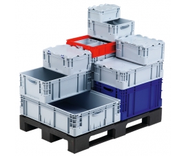 Silverline Container Range on a pallet