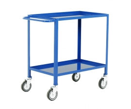 2 Tier Tray Trolley in Blue