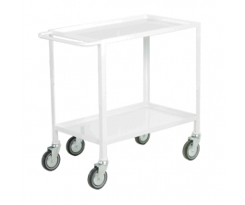 2 Tier Trolley In White