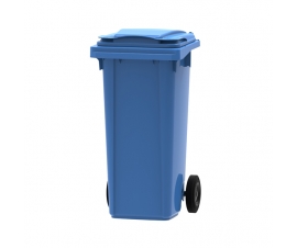 Blue 120 Litre Wheelie Bin