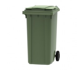 Green 240 Litre Wheelie Bin