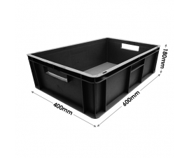 600 x 400 Black Euro Container