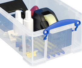 Clear Plastic Storage Boxes and Really Useful Boxes