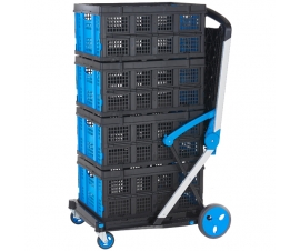 Hinged Top Level With 4 Boxes On Bottom Level