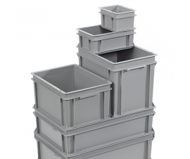 Grey Range Euro Containers Stacked