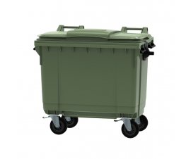 660 Litre Wheeled Bin in Green