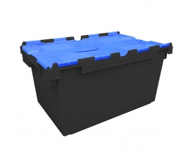 Black and Blue Large Storage Crate Boxes
