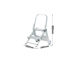 AFGS2Z 2 Tread Steps Dimensions