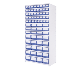 Delta Plus Shelving Bay A with Shelf Trays