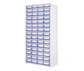 Delta Plus Shelving Bay A with Shelf Trays