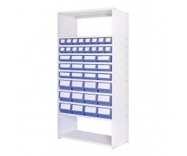 Delta Plus Shelving Bay A with Shelf Trays