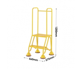 2 Tread Steps Dimensions