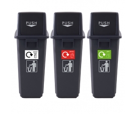 Set of 3 Recycling Bins