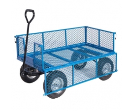 Mesh Base Platform Truck With Drop Down Mesh Sides