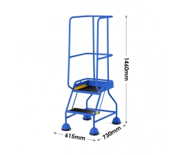 2 Tread Steps Dimensions