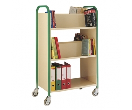 Double Sided Book Trolley