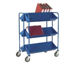 Book Trolley in Blue