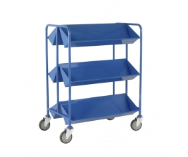 Double Sided Book Trolley