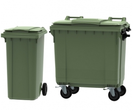 Green Wheelie Bins