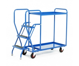 Step Tray Trolley With 3 Steps