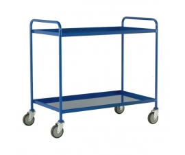 Two Tier Trolley With Blue Epoxy Trays