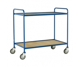 Two Tier Trolley With Fixed Ply Trays