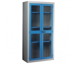 Blue Polycarbonate Cabinet