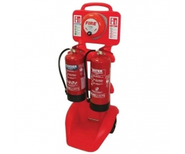 Fire Extinguishers On Trolley Kit