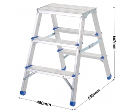 3 Tread Steps Dimensions