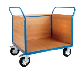 Platform Truck With 3 Veneer Sides