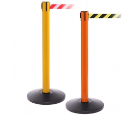 Belt Barriers With A Chevron Belt