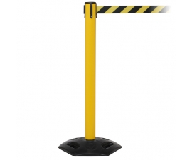 Yellow Post With Chevron Belt