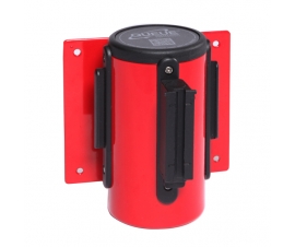 Wall Mounted Belt Barriers In Red