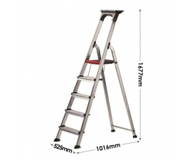 5 Treads Double Decker Stepladder Dimensions