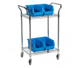 Two Tier Trolley With Example Picking Boxes