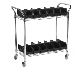 Two Tier Trolley With Example Picking Boxes