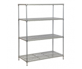 Plastic Plus Shelving Bay With Vented Shelving