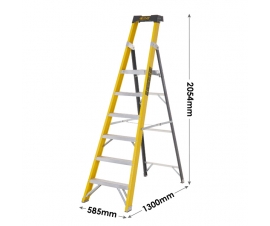 6 Tread Glass Fibre Platform Stepladder Dimensions