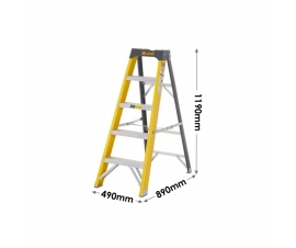4 Tread Swingback Stepladders Dimensions