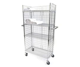 Chrome Wire Linen Trolley