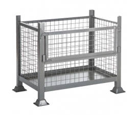 Mesh Sided Box Pallet With Drop Down Door