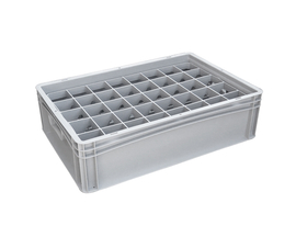 Basicline Euro Container With 40 Compartments