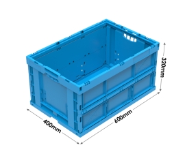 Folding Container in Blue or Grey