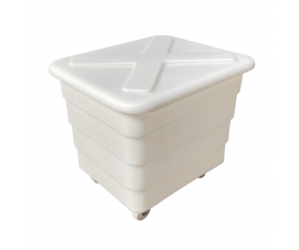 Lidded Container Truck On Castors