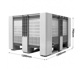 Perforated Vented Plastic Pallet Box