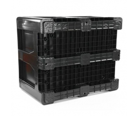 3 Runners On Black Recycled Pallet Box