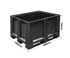 Recycled Plastic Pallet Container Dimensions